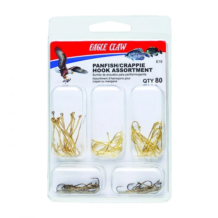 Eagle Claw 619 Panfish/Crappie Assorted Hook Kit 1 Eagle Claw 619 Panfish/Crappie Assorted Hook Kit
