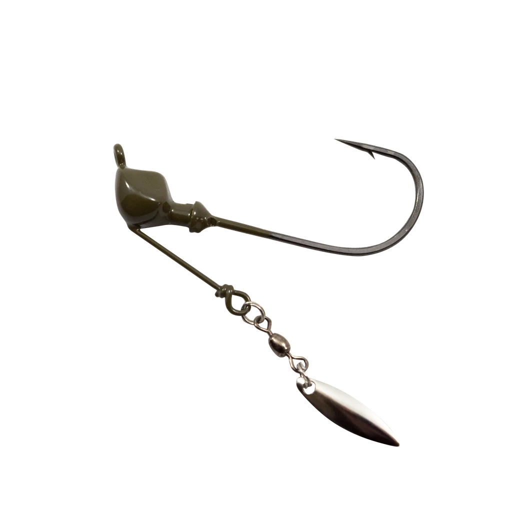 Fish Head E Series Hammer Spin Bladed Shakey Head Tackle 4 Fish Head E Series Hammer Spin Bladed Shakey Head Tackle