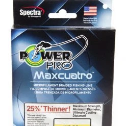 Power Pro Maxcuatro Spectra Hi-Vis Yellow Braided Line