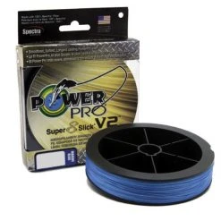 Power Pro Super8Slick V2 Blue Braided Line 22 Power Pro Super8Slick V2 Blue Braided Line