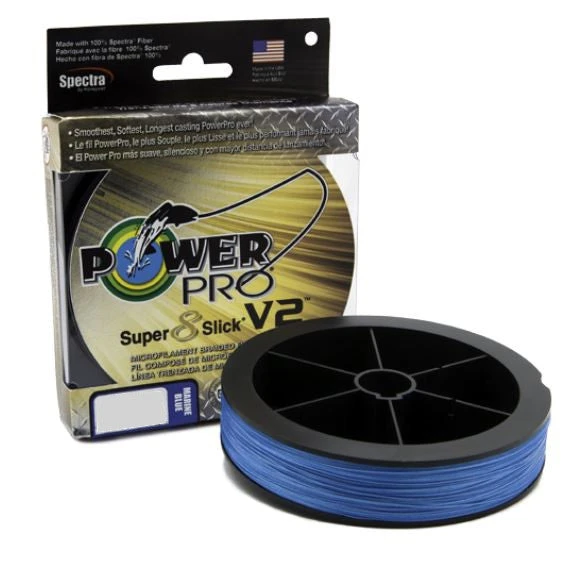 Power Pro Super8Slick V2 Blue Braided Line 5 Power Pro Super8Slick V2 Blue Braided Line