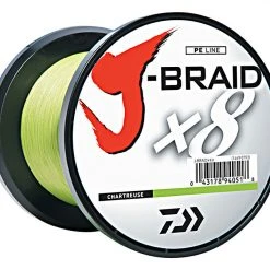 Daiwa J-Braid X8 Braided Line 1650 Yards Chartreuse