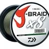 Daiwa J-Braid X8 Braided Line 1650 Yards Dark Green