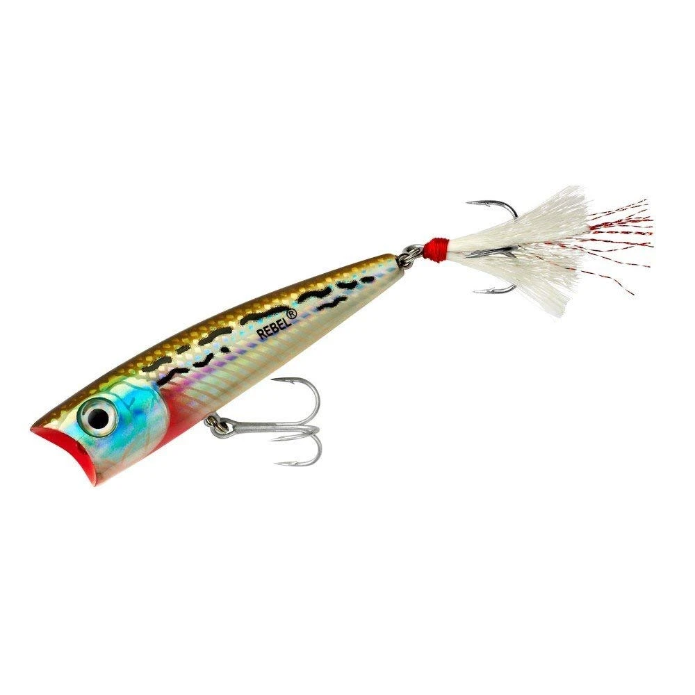 Rebel Super Pop-R 3 1/8 Inch Topwater Popper 2 Rebel Super Pop-R 3 1/8 Inch Topwater Popper