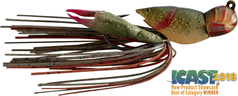 LIVETARGET Hollow Body Craw Jig - ICAST 2018 Best Freshwater Lure Jigs 2 LIVETARGET Hollow Body Craw Jig - ICAST 2018 Best Freshwater Lure Jigs