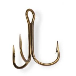 Mustad 35647 Bronze Freshwater Round Bend Treble Hook 30 Mustad 35647 Bronze Freshwater Round Bend Treble Hook
