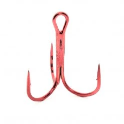 Mustad TR58 KVD Elite Red Round Bend Treble 6 Pack Tackle