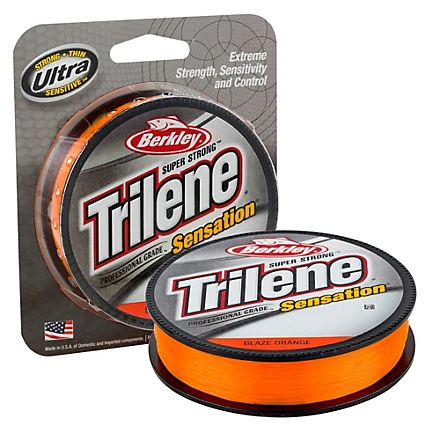 Berkley Trilene Sensation Monofilament Filler Spool Hi-Vis 330 Yards 3 Berkley Trilene Sensation Monofilament Filler Spool Hi-Vis 330 Yards