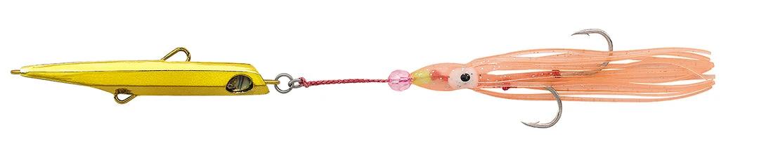 Jigs Daiwa Rock Rover Metal Jig W/ Hoochie 12 Jigs Daiwa Rock Rover Metal Jig W/ Hoochie