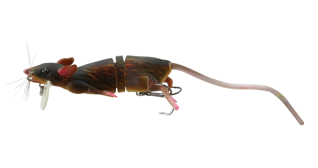 Baits Savage Gear 3D Rat Floating Bait Topwater Crankbait 7 Baits Savage Gear 3D Rat Floating Bait Topwater Crankbait