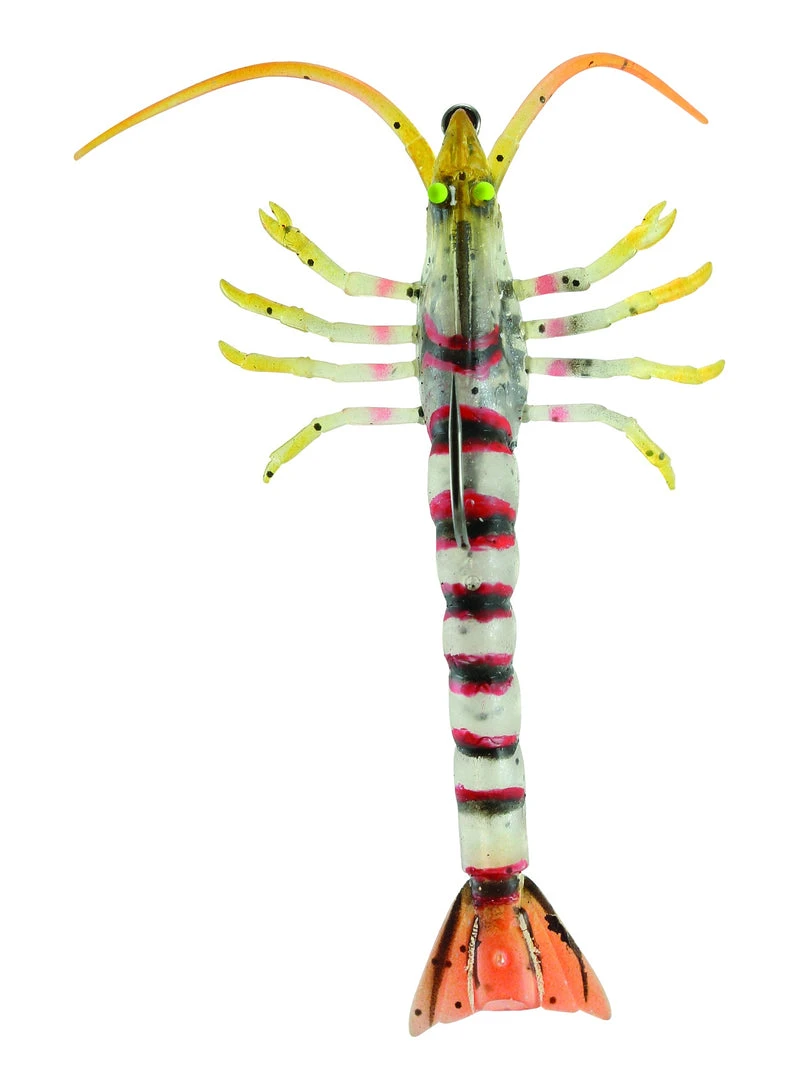 Savage Gear Tpe 3D Shrimp W/ Exposed Hook 4 Inch Soft Plastic Creature Baits 8 Savage Gear Tpe 3D Shrimp W/ Exposed Hook 4 Inch Soft Plastic Creature Baits