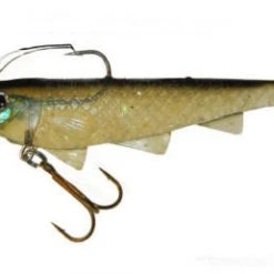 Reaction Strike Shimmy Shad 6 Inch Paddle Tail Soft Body Swimbait Baits