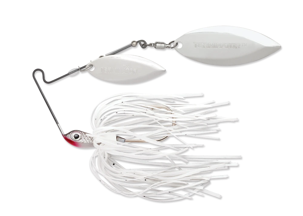 Terminator Super Stainless Spinnerbait Double Willow 1/4 Oz. 1 Terminator Super Stainless Spinnerbait Double Willow 1/4 Oz.