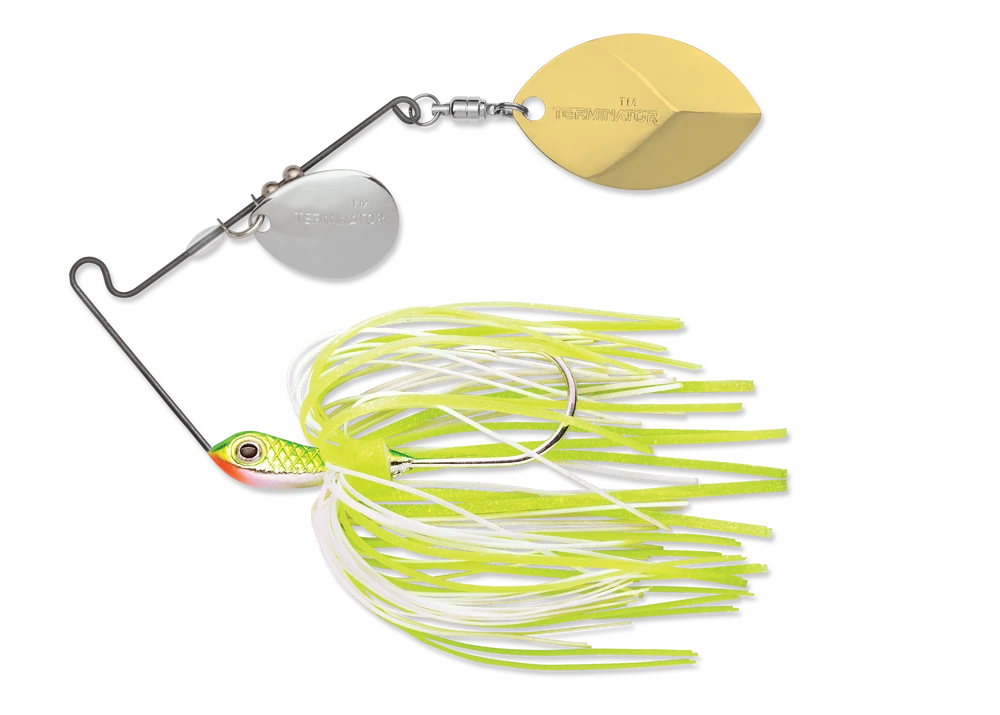 Terminator Super Stainless Spinnerbait Colorado Oklahoma 1/2 Oz. Baits 2 Terminator Super Stainless Spinnerbait Colorado Oklahoma 1/2 Oz. Baits