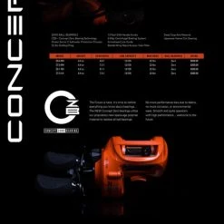 13 Fishing Concept Z Baitcasting Reels W/ Concept Zero Bearing (CZB)