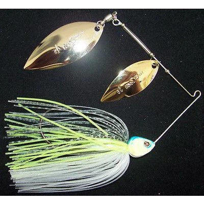 Baits River2Sea Ish Monroe Bling Double Willow Spinnerbait 3/8 Oz. 4 Baits River2Sea Ish Monroe Bling Double Willow Spinnerbait 3/8 Oz.