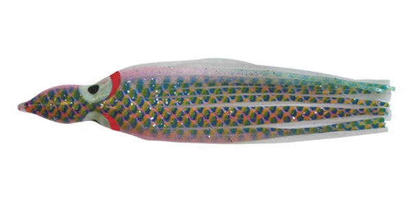 Yo-Zuri Octopus Skirt 4 1/4 Inch W/ Holed Head Red Eye Baits 45 Yo-Zuri Octopus Skirt 4 1/4 Inch W/ Holed Head Red Eye Baits