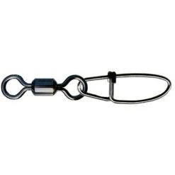 P-Line Single Rolling Barrel Swivel With Cross Lock Snap Tackle