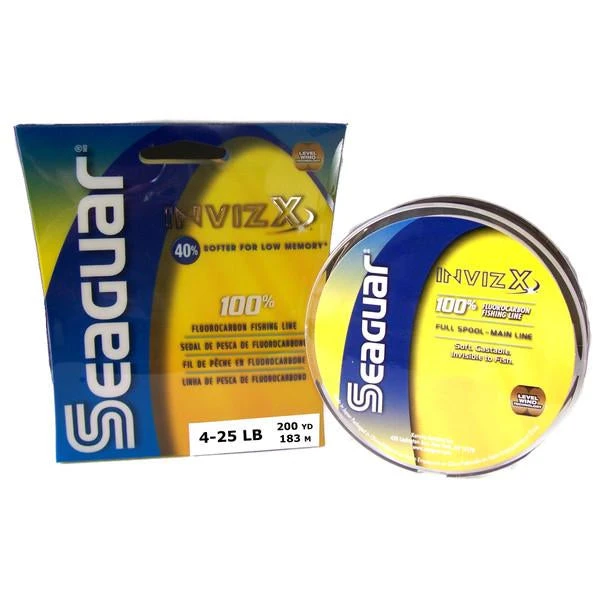 Seaguar Invizx Fluorocarbon Fishing Line 200 Yards 1 Seaguar Invizx Fluorocarbon Fishing Line 200 Yards