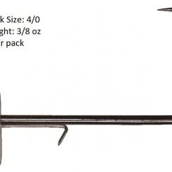 Hayabusa Power Delta Weighted Swimbait Hook With Wire Bait Keeper