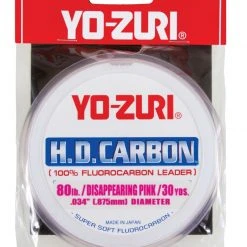 Yo-Zuri Hd Carbon Disappearing Pink 30 Yards Fluorocarbon Leader