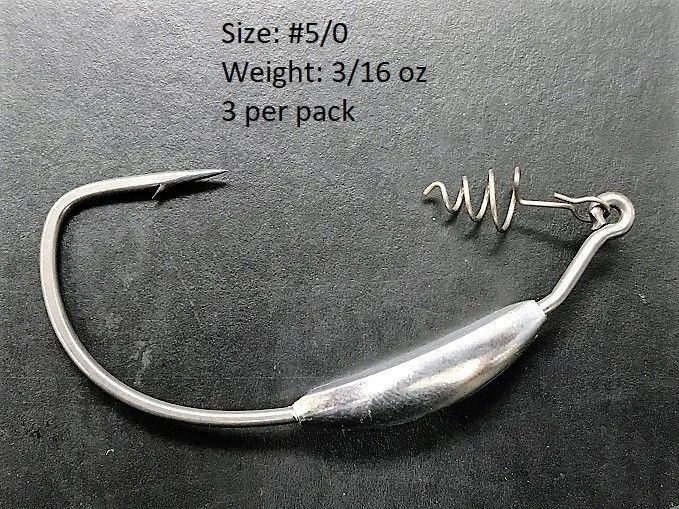 Tackle Hayabusa Wrm958Wt Extra Wide Gap Weighted Hook With Screw Lock 8 Tackle Hayabusa Wrm958Wt Extra Wide Gap Weighted Hook With Screw Lock