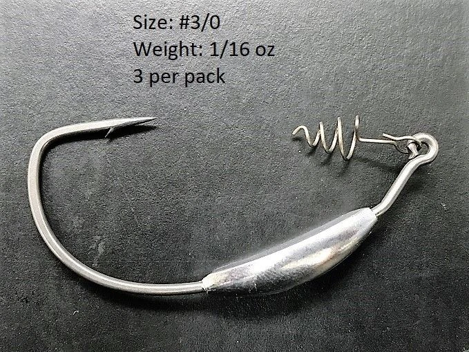 Tackle Hayabusa Wrm958Wt Extra Wide Gap Weighted Hook With Screw Lock 1 Tackle Hayabusa Wrm958Wt Extra Wide Gap Weighted Hook With Screw Lock