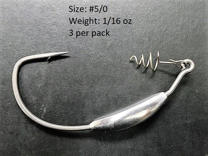 Tackle Hayabusa Wrm958Wt Extra Wide Gap Weighted Hook With Screw Lock 5 Tackle Hayabusa Wrm958Wt Extra Wide Gap Weighted Hook With Screw Lock