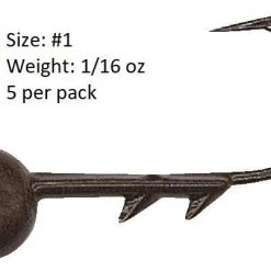 Hayabusa Beat Roller Pill-Shaped Jig Head With Removable Double Plastic Keeper Tackle