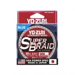 Yo-Zuri Superbraid Blue 300 Yards Superbraid Fishing Line