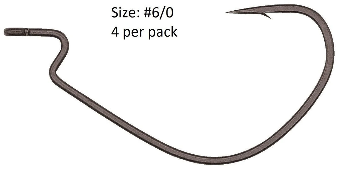 Tackle Hayabusa Bulky Stage 2X-Extra Wide Gap Offset Hook 2 Tackle Hayabusa Bulky Stage 2X-Extra Wide Gap Offset Hook