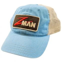 Z Man Garment Washed Trucker Patch Logo Hat Apparel