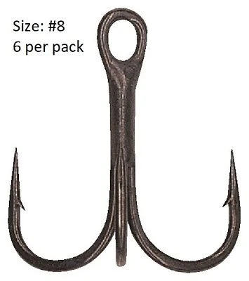 Hayabusa Tbl930 Premium Non-Reflective Black Treble Hook 5 Hayabusa Tbl930 Premium Non-Reflective Black Treble Hook