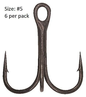 Hayabusa Tbl930 Premium Non-Reflective Black Treble Hook 3 Hayabusa Tbl930 Premium Non-Reflective Black Treble Hook