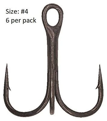 Hayabusa Tbl930 Premium Non-Reflective Black Treble Hook 2 Hayabusa Tbl930 Premium Non-Reflective Black Treble Hook