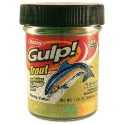 Baits Berkley Gulp! Trout Dough Natural Garlic Scent 1.75 Oz Jar