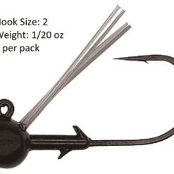 Hayabusa Brush Easy Round Ned Rig Jig Head With Weed Guard Tackle