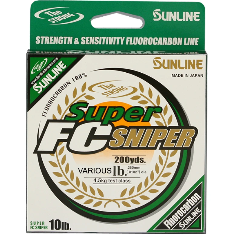 Sunline Super Fc Sniper Fluorocarbon 200 Yards Green 1 Sunline Super Fc Sniper Fluorocarbon 200 Yards Green